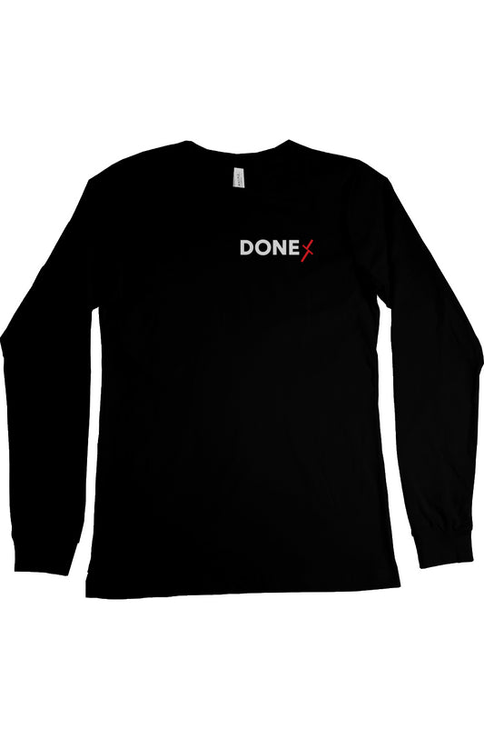 Black Done Long Sleeve T Shirt