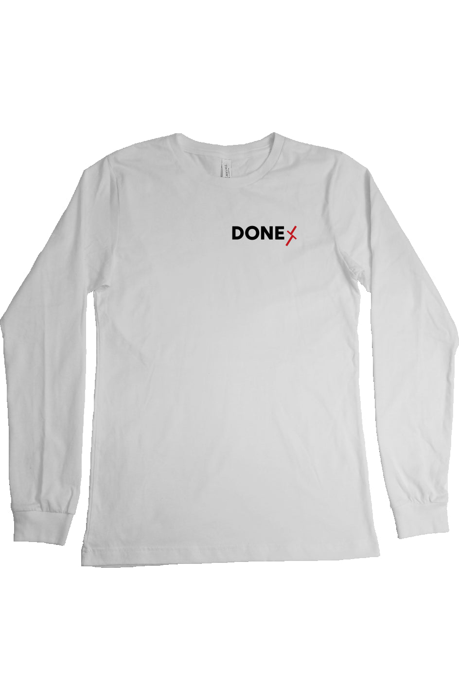 White Done Long Sleeve T Shirt