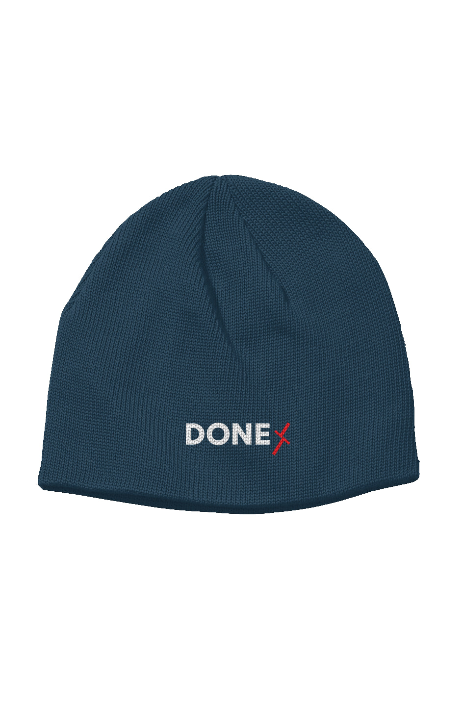 Blue Organic Done Beanie