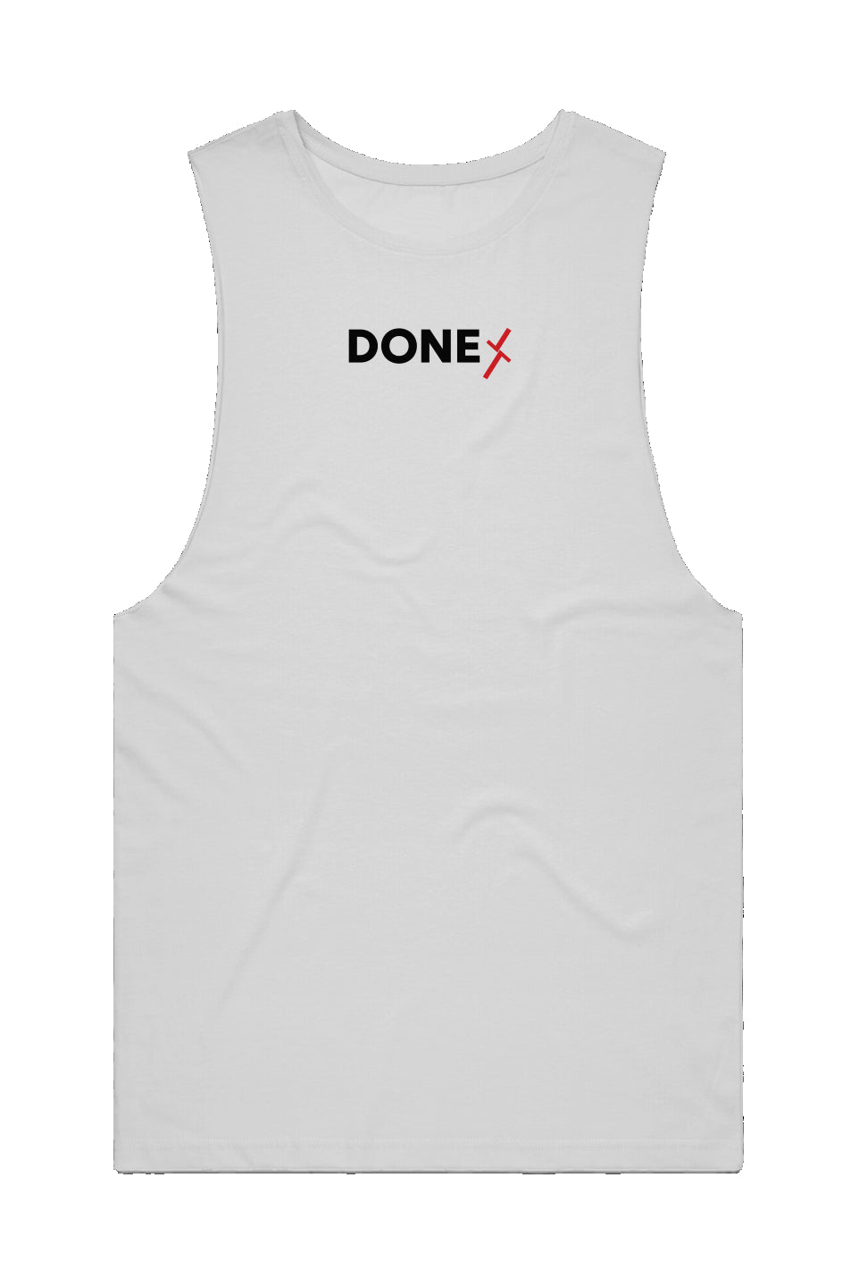 Men's White Athletic Tank Top