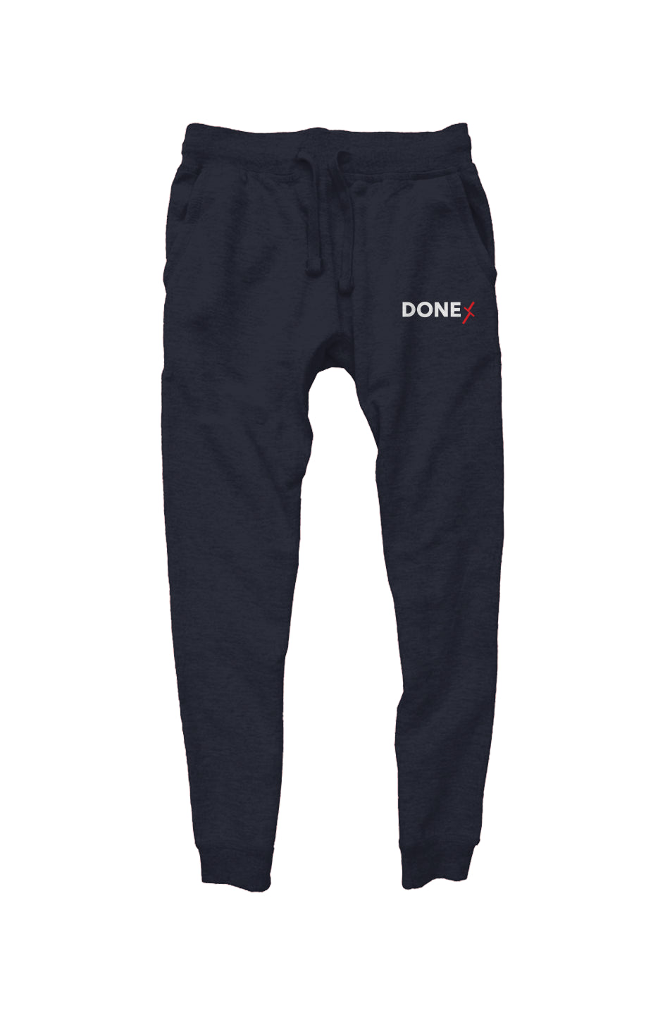 Unisex Navy Blue Premium Joggers