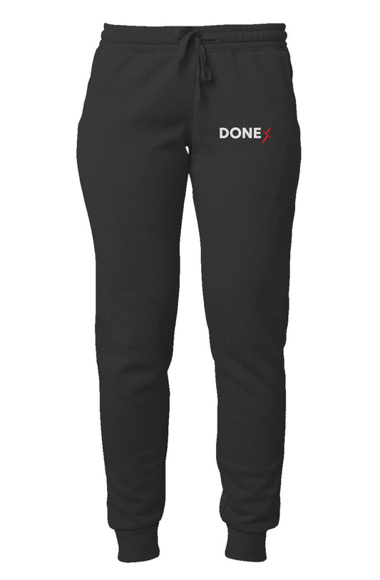 Women's Black Wash Sweatpants