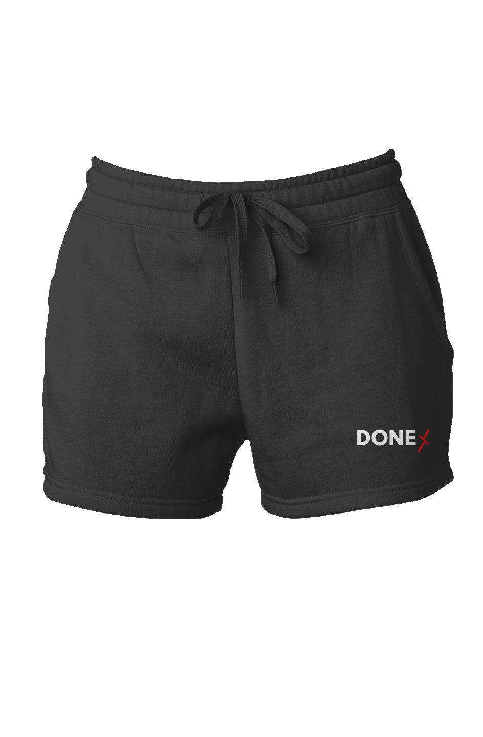 Women's Black Cali Wave Wash Short